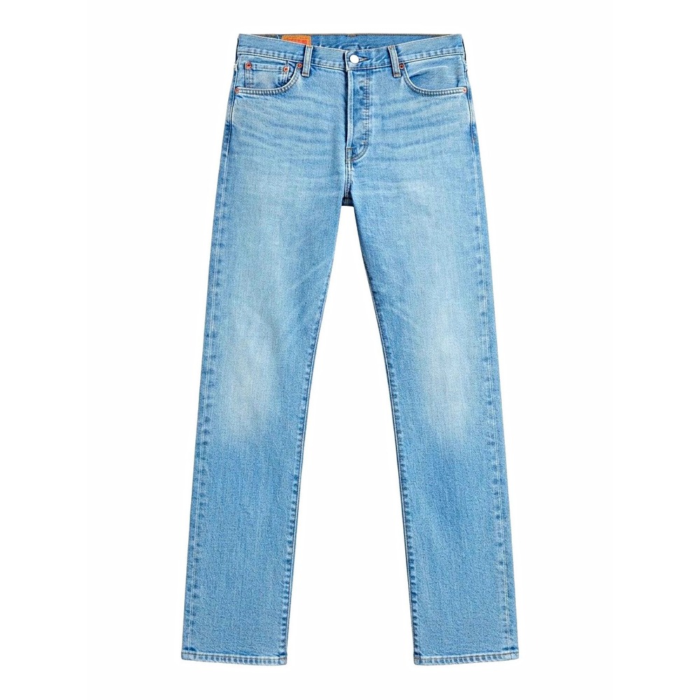 Levi's 501 Men's Light Wash Blue Straight Leg Jeans 36x36 Denim Button Fly